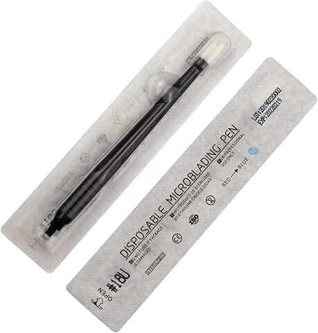 10 Disposable Microblading Pens with Needles and Caps