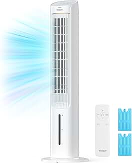 43-Inch Evaporative Cooler with Oscillating Fan