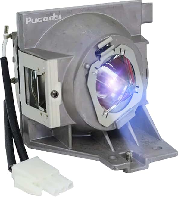Replacement lamp bulb with housing for projector