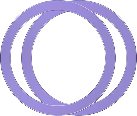 2-Piece Metal Ring Sticker for Magnetic Grip and Charger