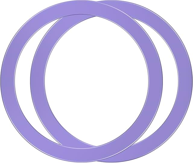 2-Piece Metal Ring Sticker for Magnetic Grip and Charger