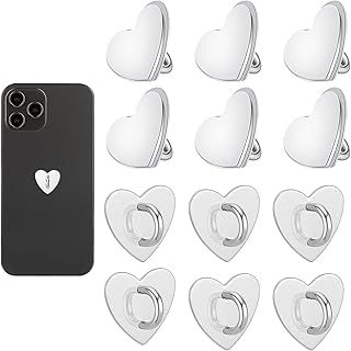 Set of 12 Heart Phone Charm Hooks for DIY Hanging and Accessories
