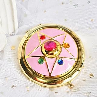 Anime Star Crystal Compact Mirror for Travel and Cosplay