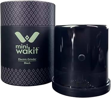 Rechargeable Electric Herb Grinder in Black