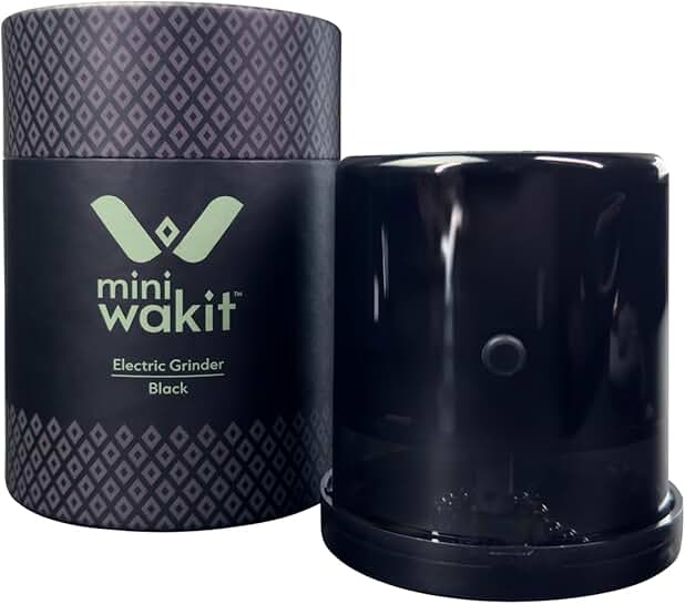 Rechargeable Electric Herb Grinder in Black