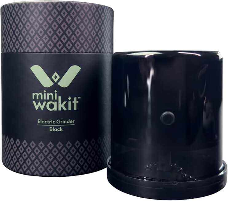 Rechargeable Electric Herb Grinder in Black