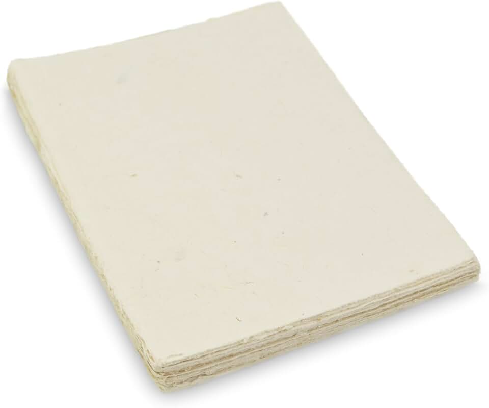 Deluxe Handmade Lokta Card Stock, 5x7 inches, 25 sheets