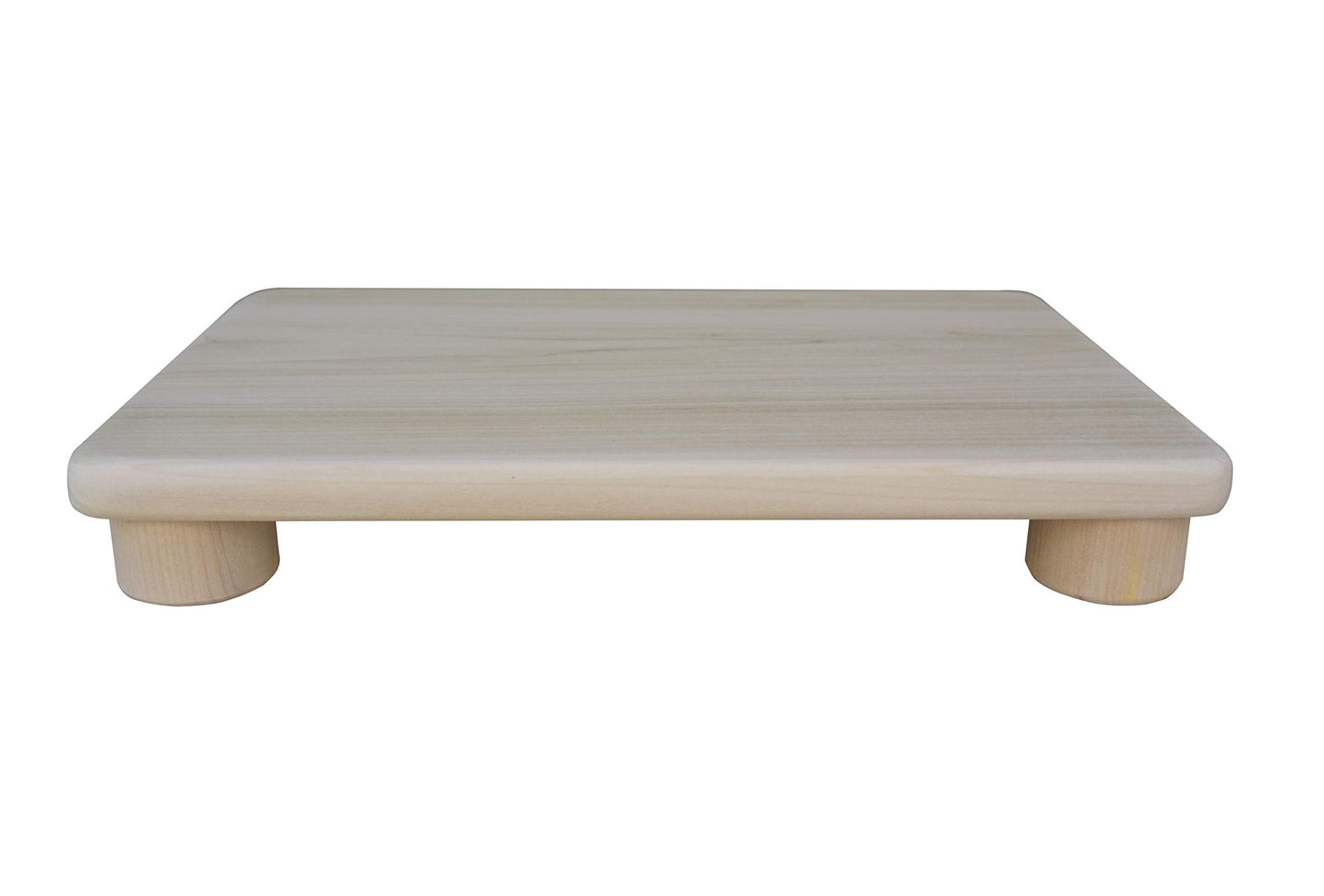 Foot Stool, 2" Tall, Poplar, Made in The USA) Unfinished)