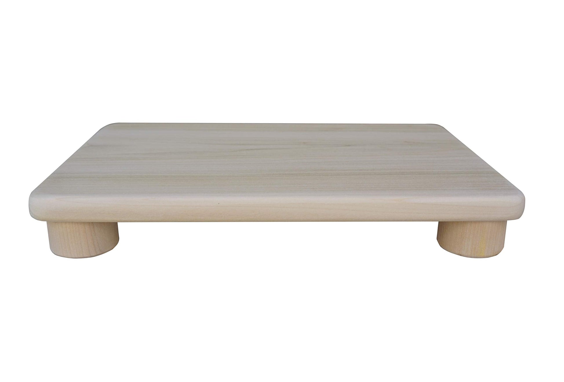 Foot Stool, 2" Tall, Poplar, Made in The USA) Unfinished)