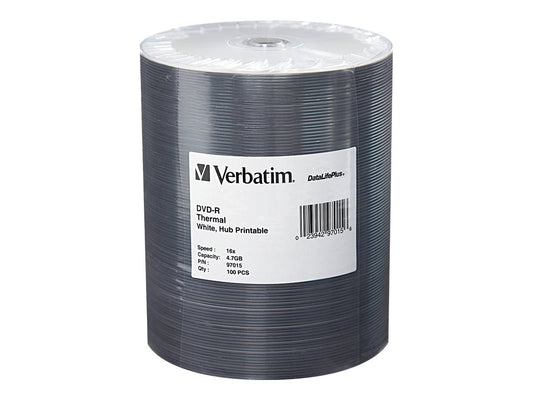 DVD-R 4.7GB 16X DataLifePlus White Printable 100 Pack