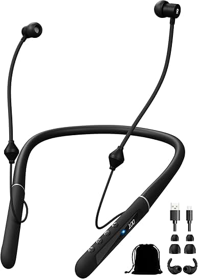 Wireless Bluetooth Earbuds with 28-Hour Playtime and LED Display