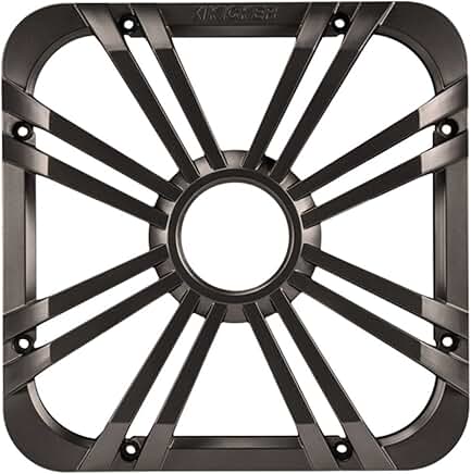 Square 12-inch Subwoofer Grille in Charcoal