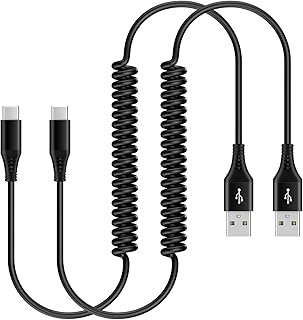 Car Charger with USB-C Cable for iPhone and Galaxy