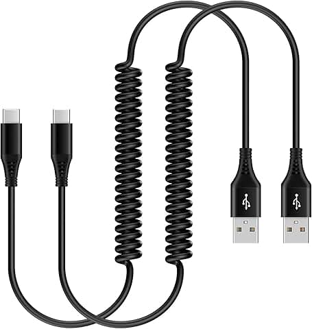 Car Charger with USB-C Cable for iPhone and Galaxy