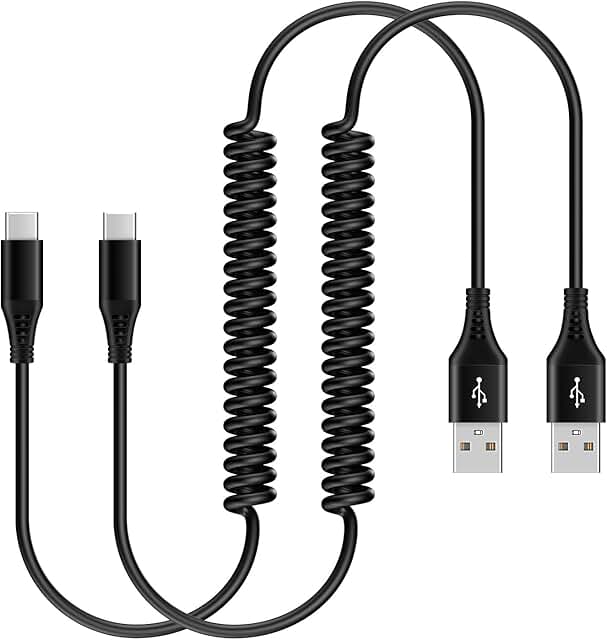 Car Charger with USB-C Cable for iPhone and Galaxy