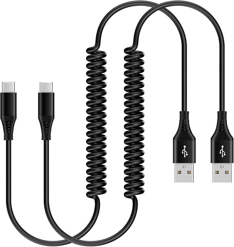 Car Charger with USB-C Cable for iPhone and Galaxy