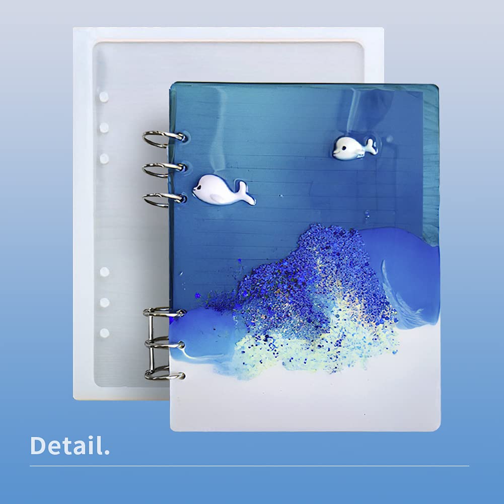 Resin Notebook Cover Mold Rectangle Silicone