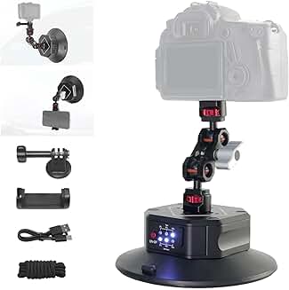 6-inch Electric Auto Pump Camera Mount with Aluminum Ball Head
