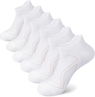 Six Pairs of Women's Athletic Running Ankle Socks
