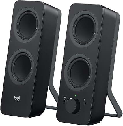 2.0 Stereo Computer Speakers with Bluetooth