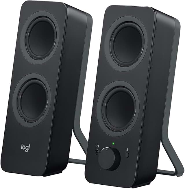 2.0 Stereo Computer Speakers with Bluetooth
