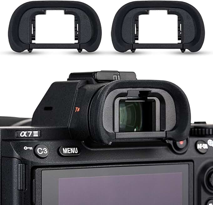 2 Pack Camera Eyecup Replacement for Various Sony Cameras