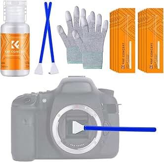 Sensor Cleaning Kit with Swabs, Cleaner, and Gloves