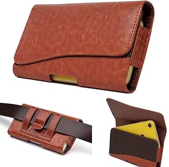 Leather Wallet Pouch for Galaxy S8 Active and S7 Active