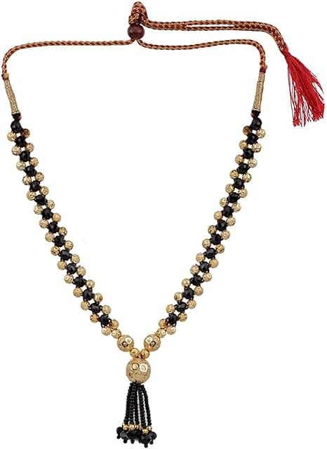 Traditional Indian Bridal Mangalsutra with Pearl Beads
