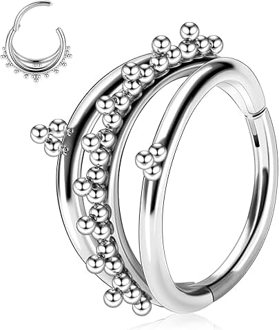316L Surgical Steel Septum and Nose Ring Hoop