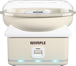 Cream Cotton Candy Machine with LED Lights and Large Bowl