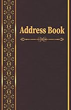 Large Address Book with 400+ Entries and Alphabet Tabs