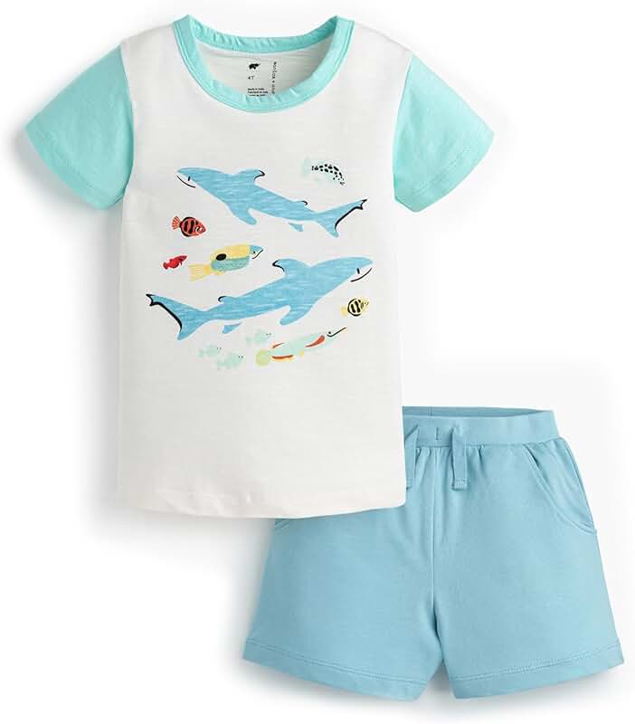 Baby Girl's Organic T-Shirt and Shorts Set