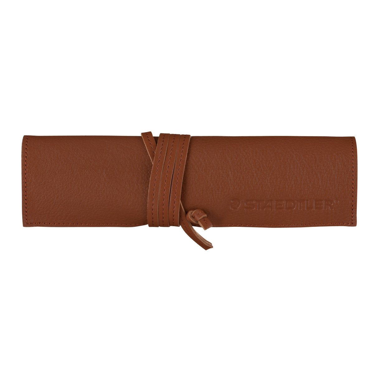 Brown leather pencil case