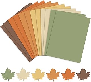 Assorted Boho Fall Colors Card Stock, 60 Sheets, 8.5x11