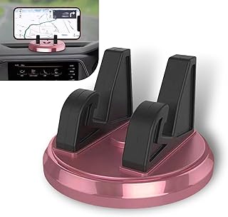 Car Dashboard Phone Holder with 360° Rotation