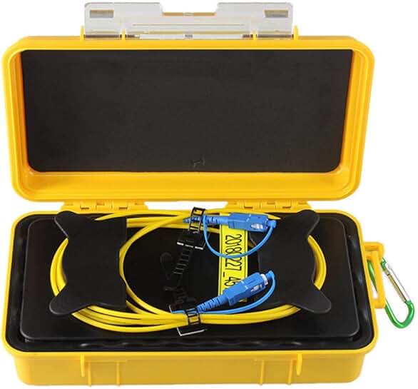 Fiber Optic OTDR Launch Cable Box, 1000M, Single Mode