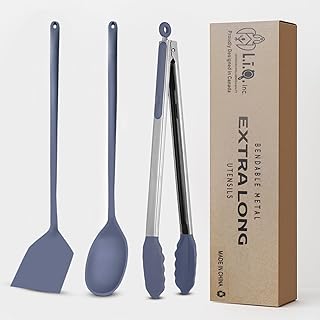 Extra Long Silicone Cooking Utensils Set