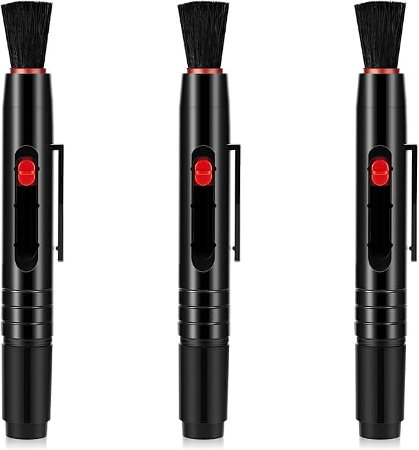 Set of three multifunction lens cleaning pens