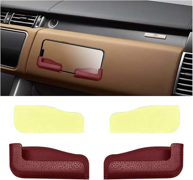 Two-Piece Adjustable Wall and Car Phone Holder