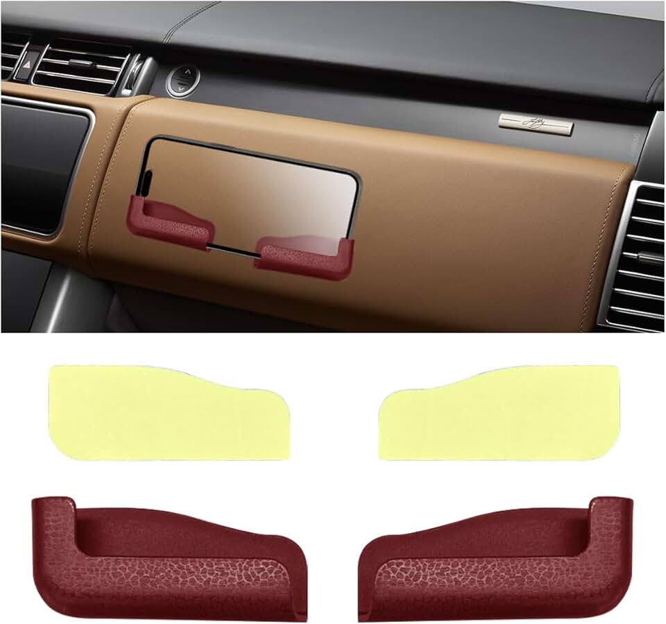Two-Piece Adjustable Wall and Car Phone Holder