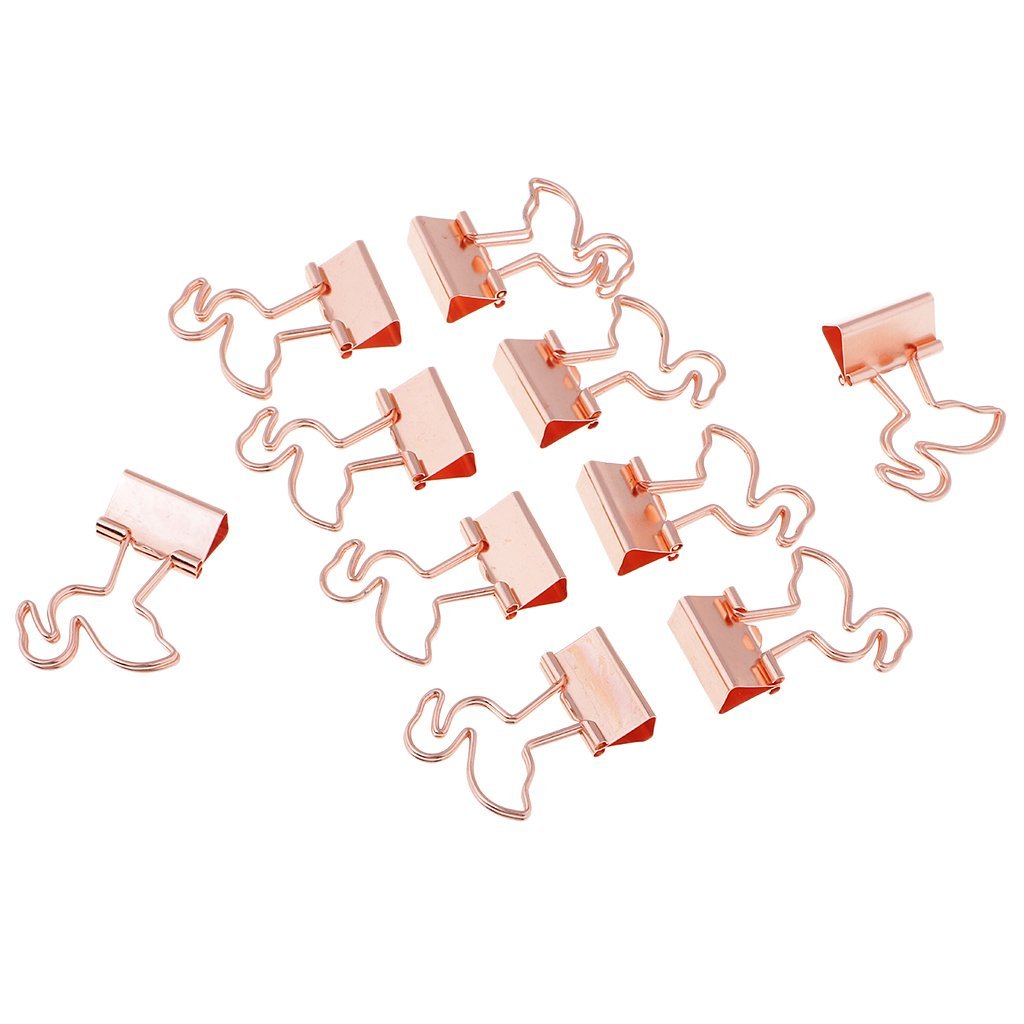 20 Flamingo Paper Clips for Office and School