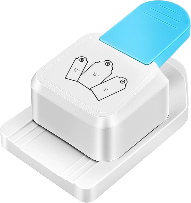 3-in-1 Craft Tag Punch for DIY Scrapbooking and Card Making