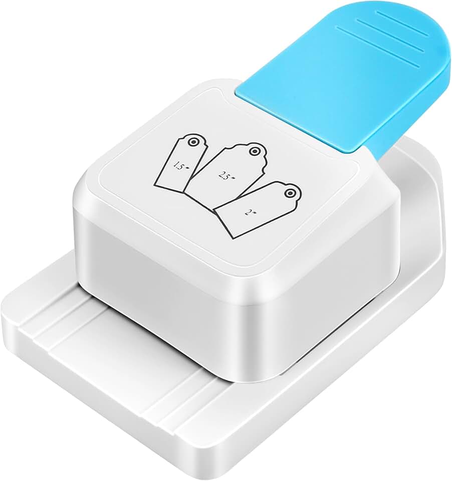 3-in-1 Craft Tag Punch for DIY Scrapbooking and Card Making
