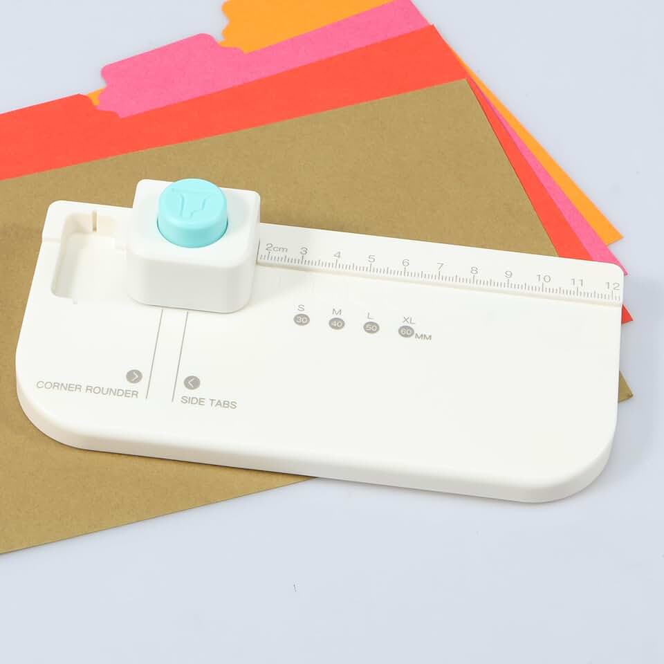 4-Size Label Punch for Crafts and Journals