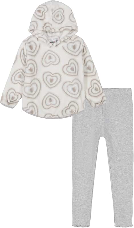 Baby Girls Sherpa Top and Leggings Set