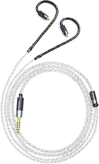MMCX 5N OFC Silver Plated Graphene Earphone Cable