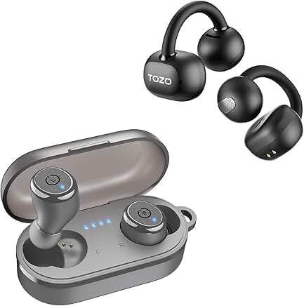 Wireless Earbuds with OpenEarRing Design