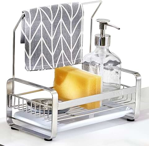 Large Stainless Steel Sink Organizer