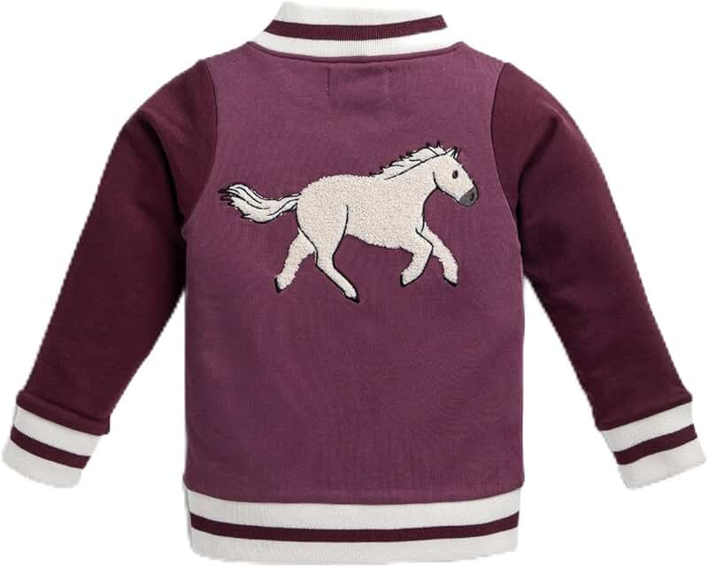 Organic Toddler Zip Bomber Jacket for Girls